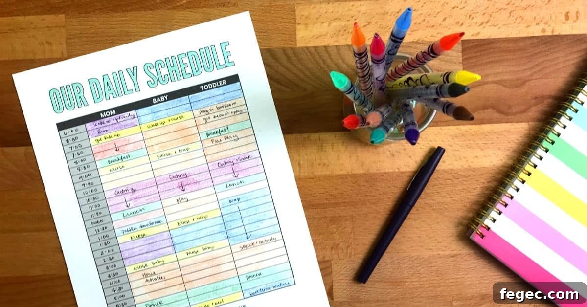 Stay-at-Home Mom Daily Schedule for Toddler and Baby (Free Printable) 7 img 4475 6