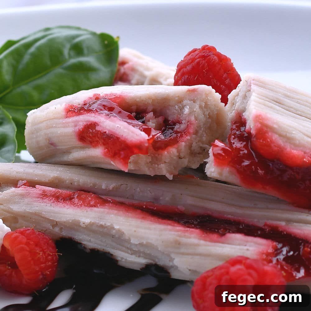 Raspberry Sweet Tamales Recipe — Decadent Dessert Tamales 2 24Bite Sweet Tamales Recipe: Raspberry Dessert by Christian Guzman