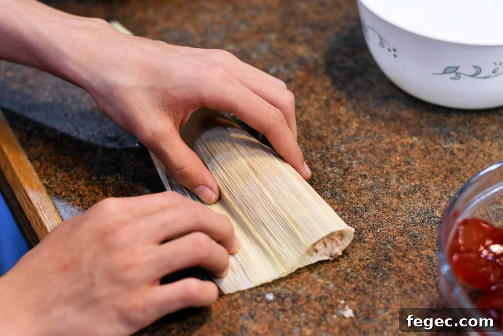 Raspberry Sweet Tamales Recipe — Decadent Dessert Tamales 7 24Bite Sweet Tamales Recipe: Raspberry Dessert by Christian Guzman
