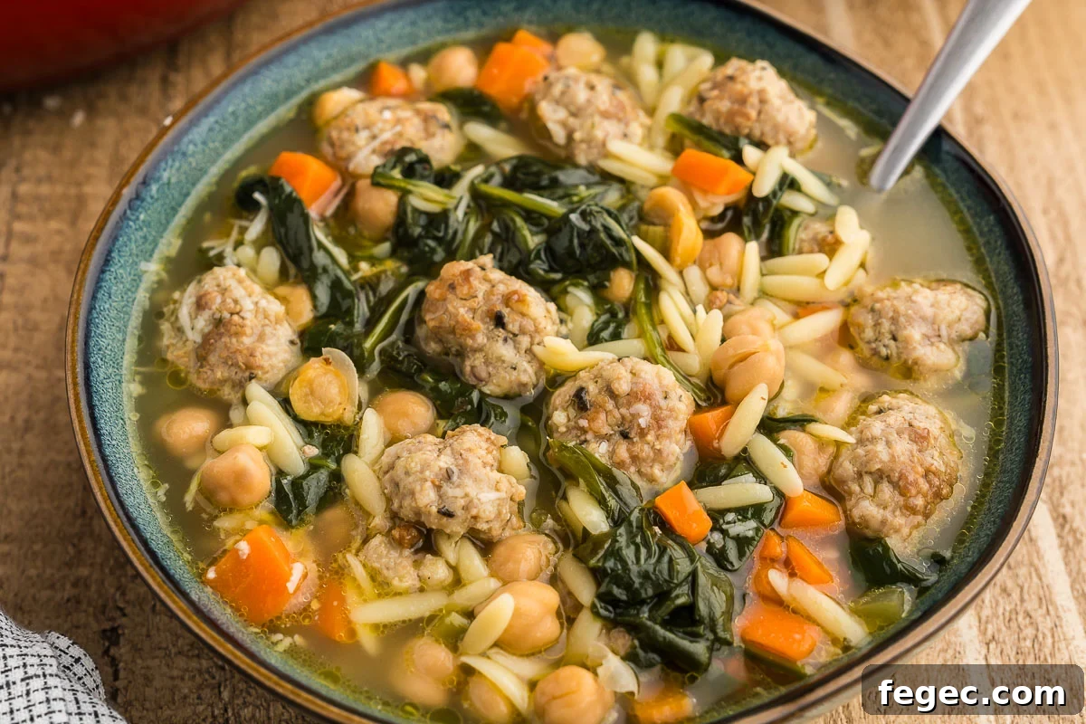 savory italian wedding soup recipe