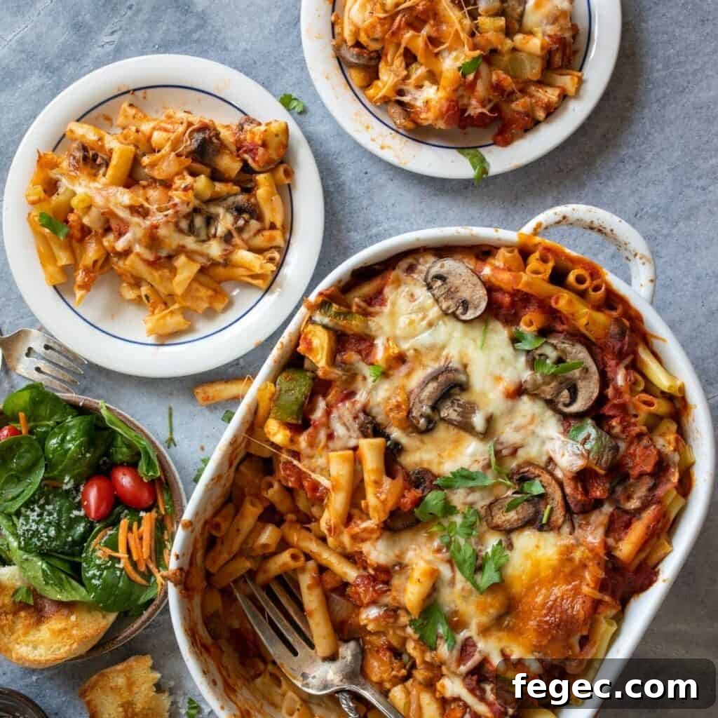 Creamy Vegetarian Pasta Bake with Roasted Vegetables 6 img 4888 5
