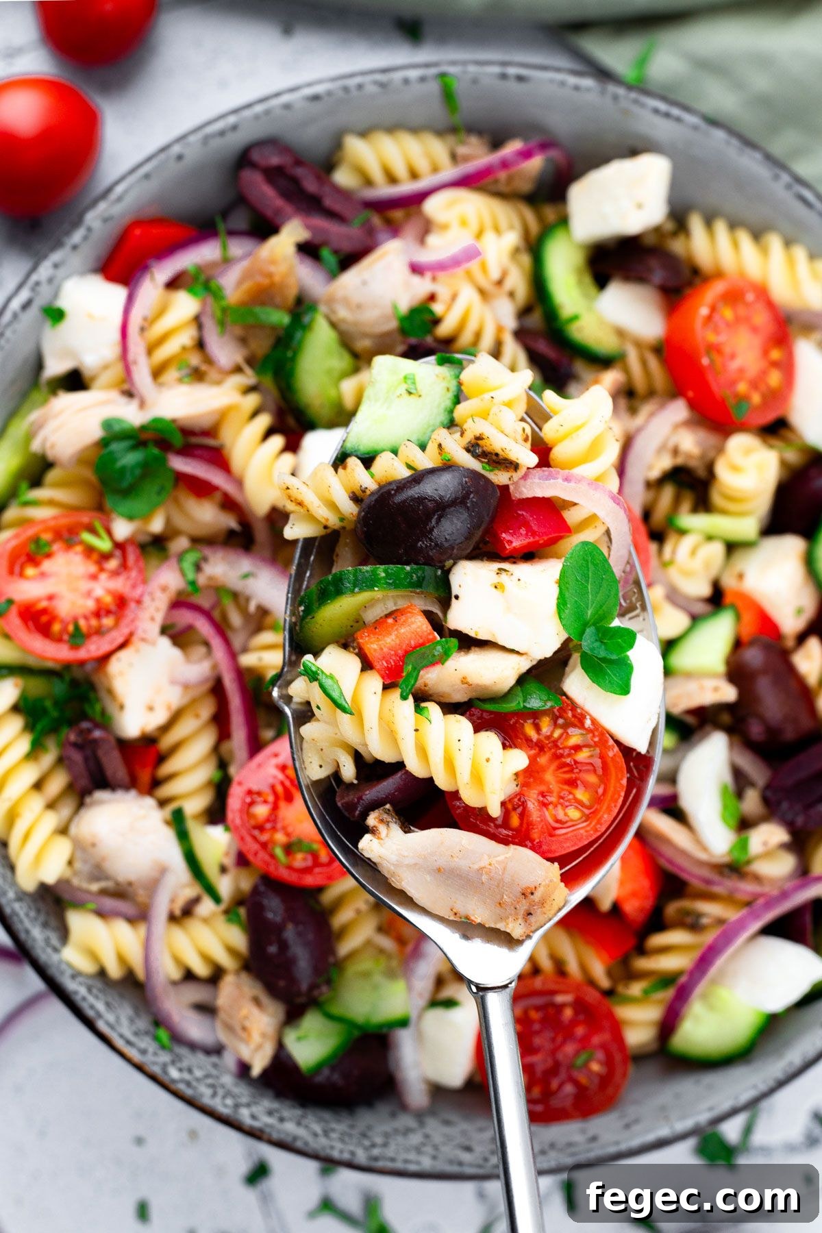 Delicious Chicken Pasta Salad