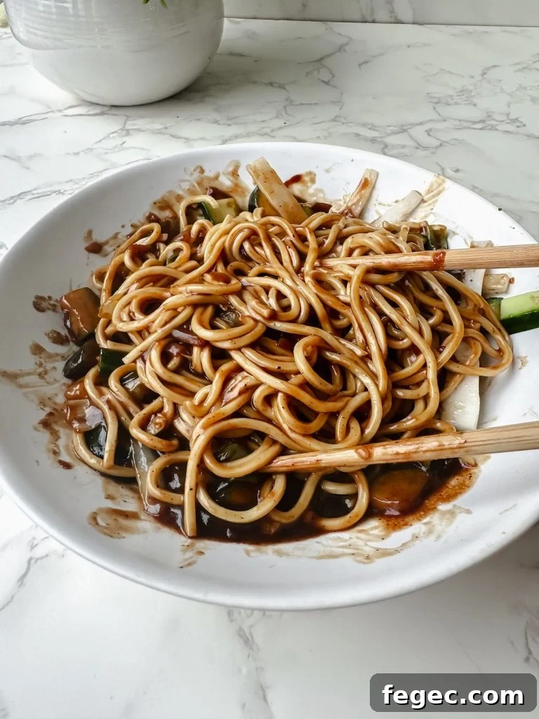 Vegan jajangmyeon
