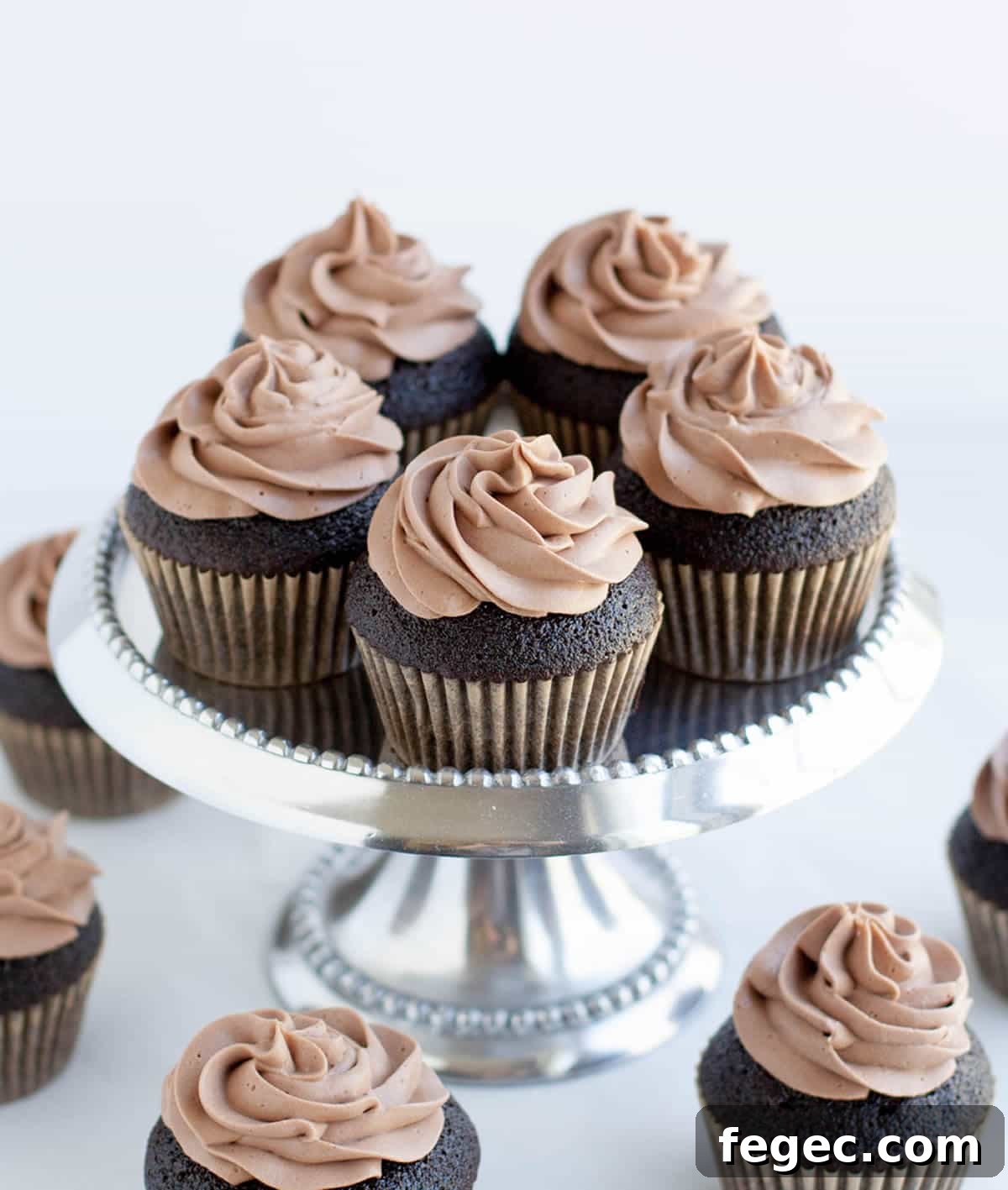 Dark Chocolate Cupcakes 17