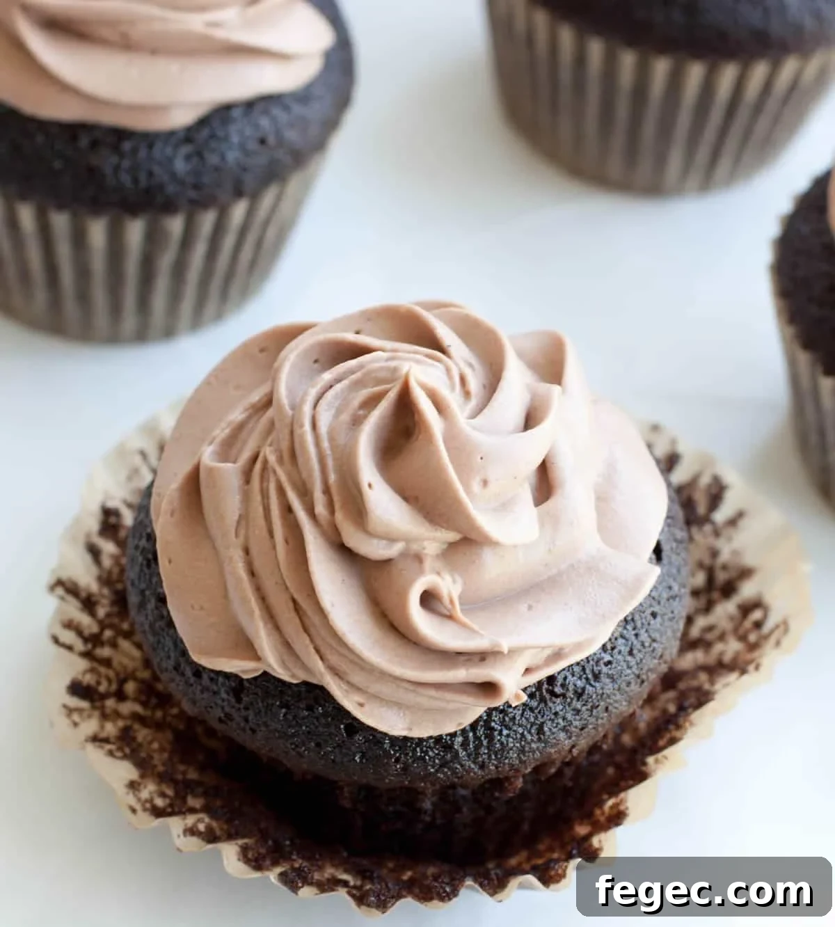 Dark Chocolate Cupcakes 11