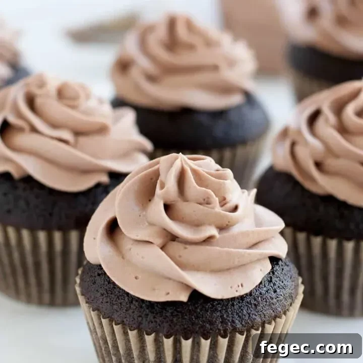 Dark Chocolate Cupcakes