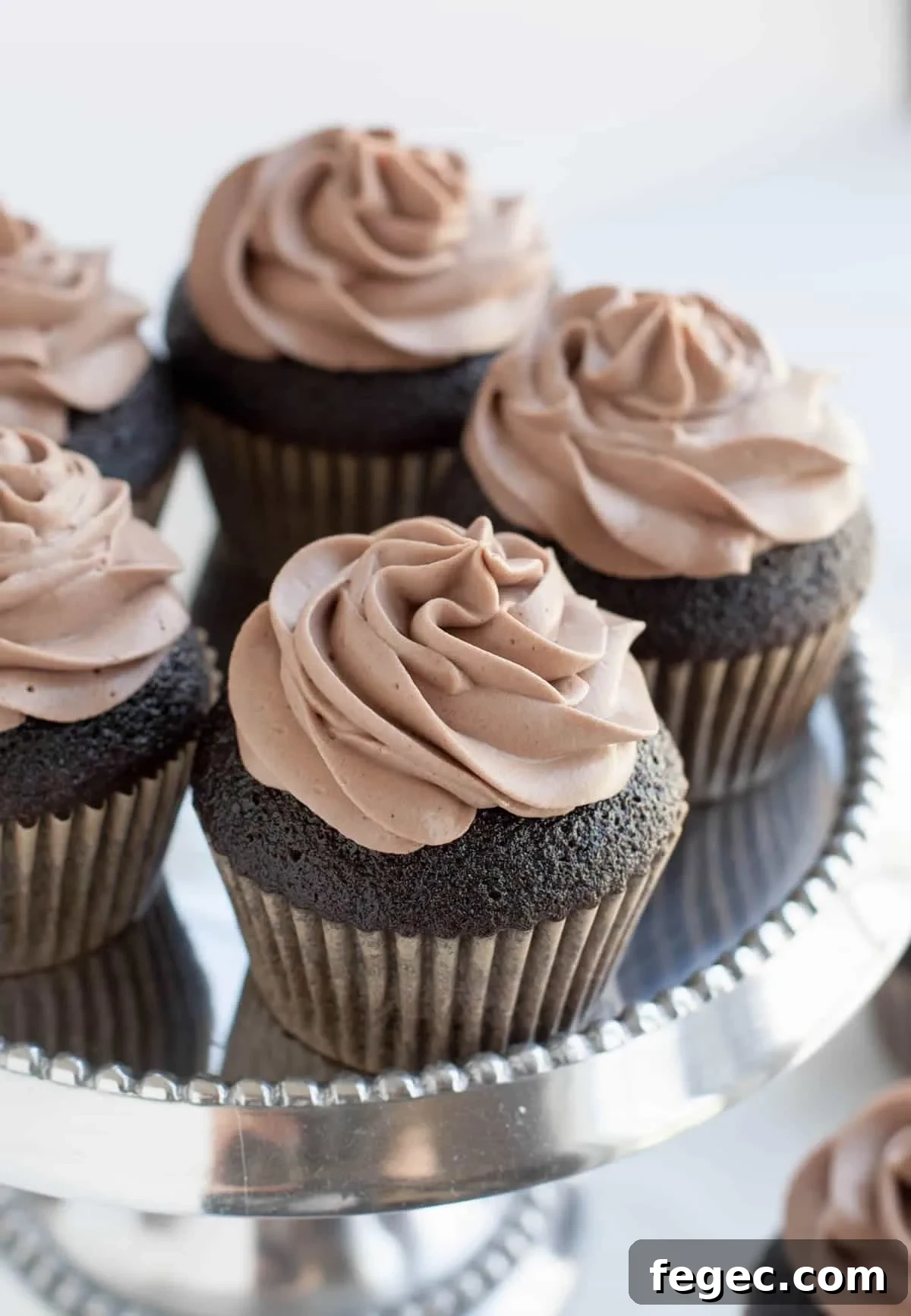 Dark Chocolate Cupcakes 19