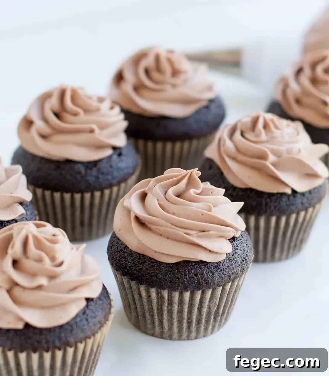 Dark Chocolate Cupcakes 8