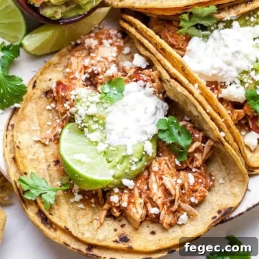 Crockpot Chicken Tacos