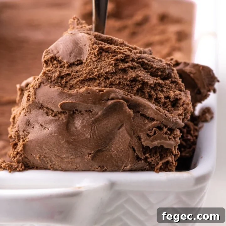 Dark Chocolate Keto Ice Cream - Delicious and Decadent!