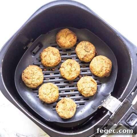 Yes, you can turn chickpeas into falafel using an Air Fryer. This easy Air Fryer falafel recipe shows you how.