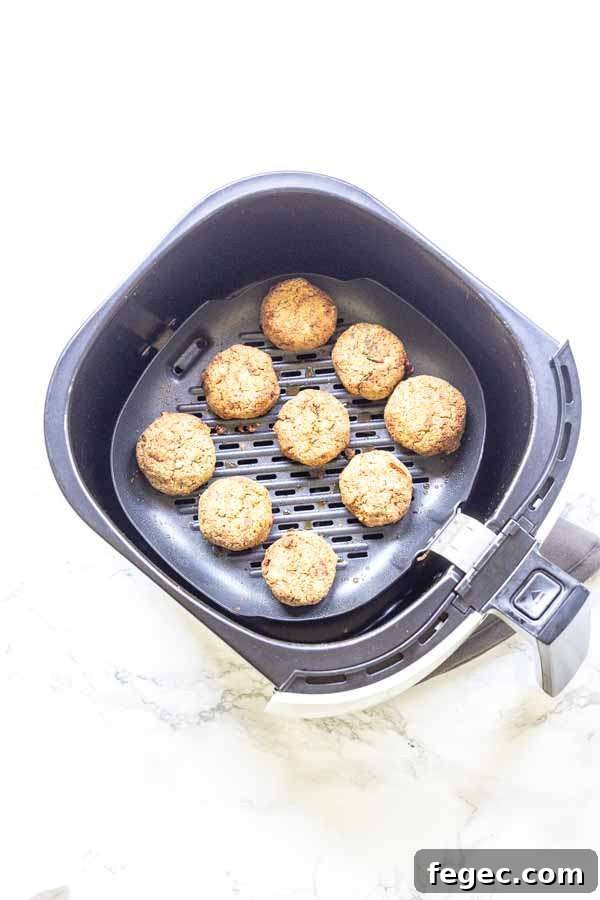 Crispy Air Fryer Falafel Recipe — Quick Homemade Chickpea Patties 9 Yes, you can turn chickpeas into falafel using an Air Fryer. This easy Air Fryer falafel recipe shows you how. They made be that dark brown compared to pan-fried or deep-fried falafel but they are just as tasty. Serve as a snack or a full meal with pita bread and a salad.