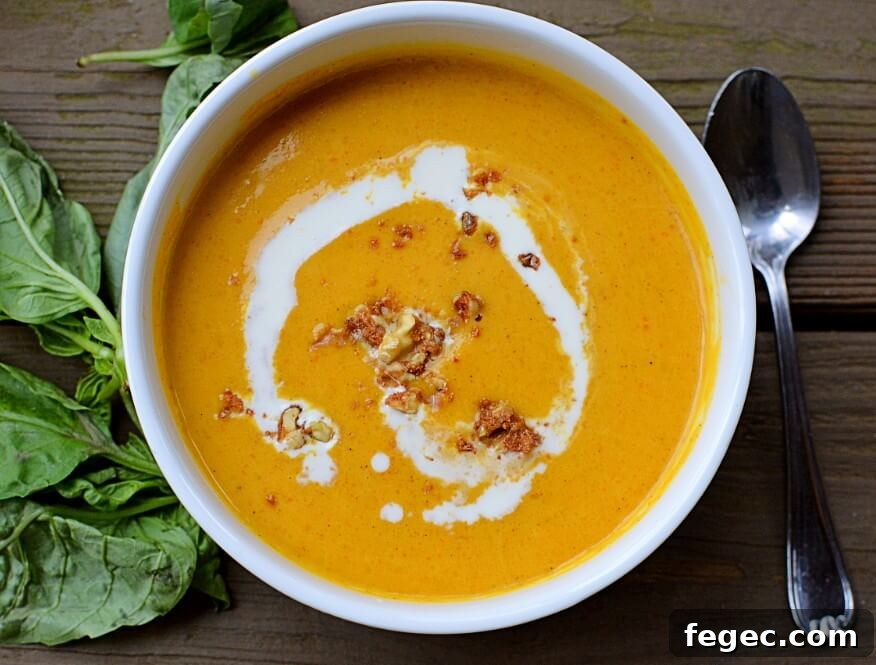 Creamy Roasted Butternut Squash Soup with Sage and Brown Butter 2 butternut squash ginger soup