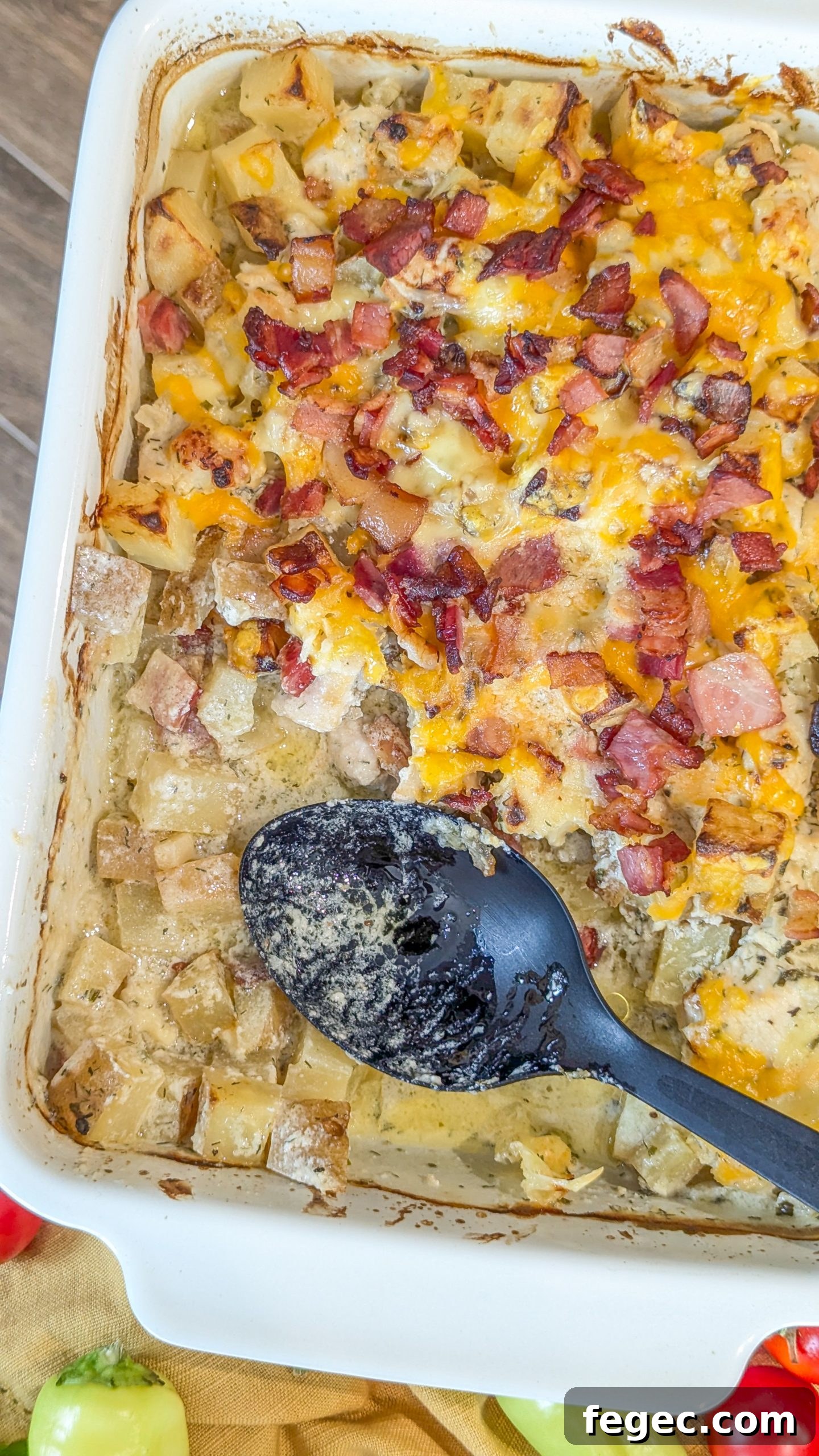 Cheesy Ranch Chicken and Loaded Potato Casserole 4 img 6105 3