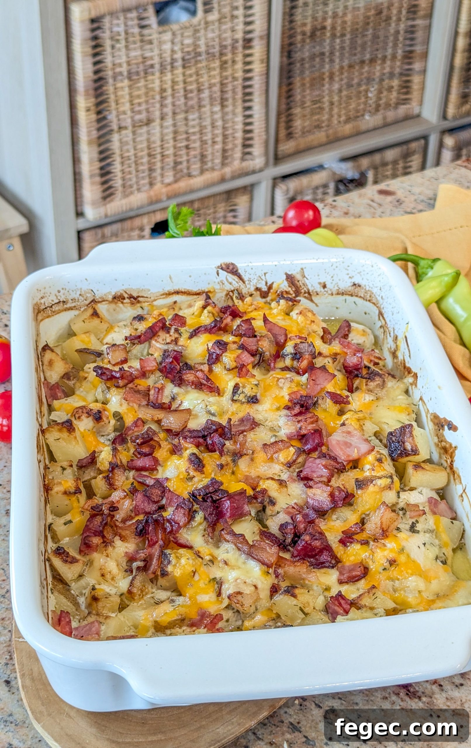 Cheesy Ranch Chicken and Loaded Potato Casserole 6 img 6105 5