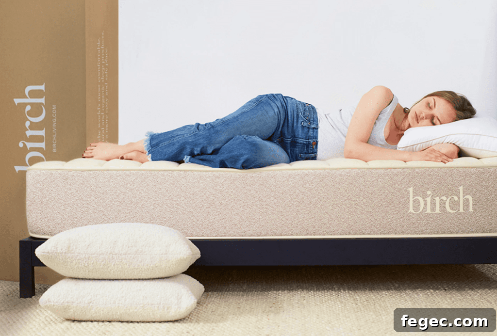 affordable non toxic mattress from birch copy