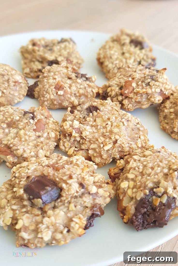 Healthy oatmeal cookies