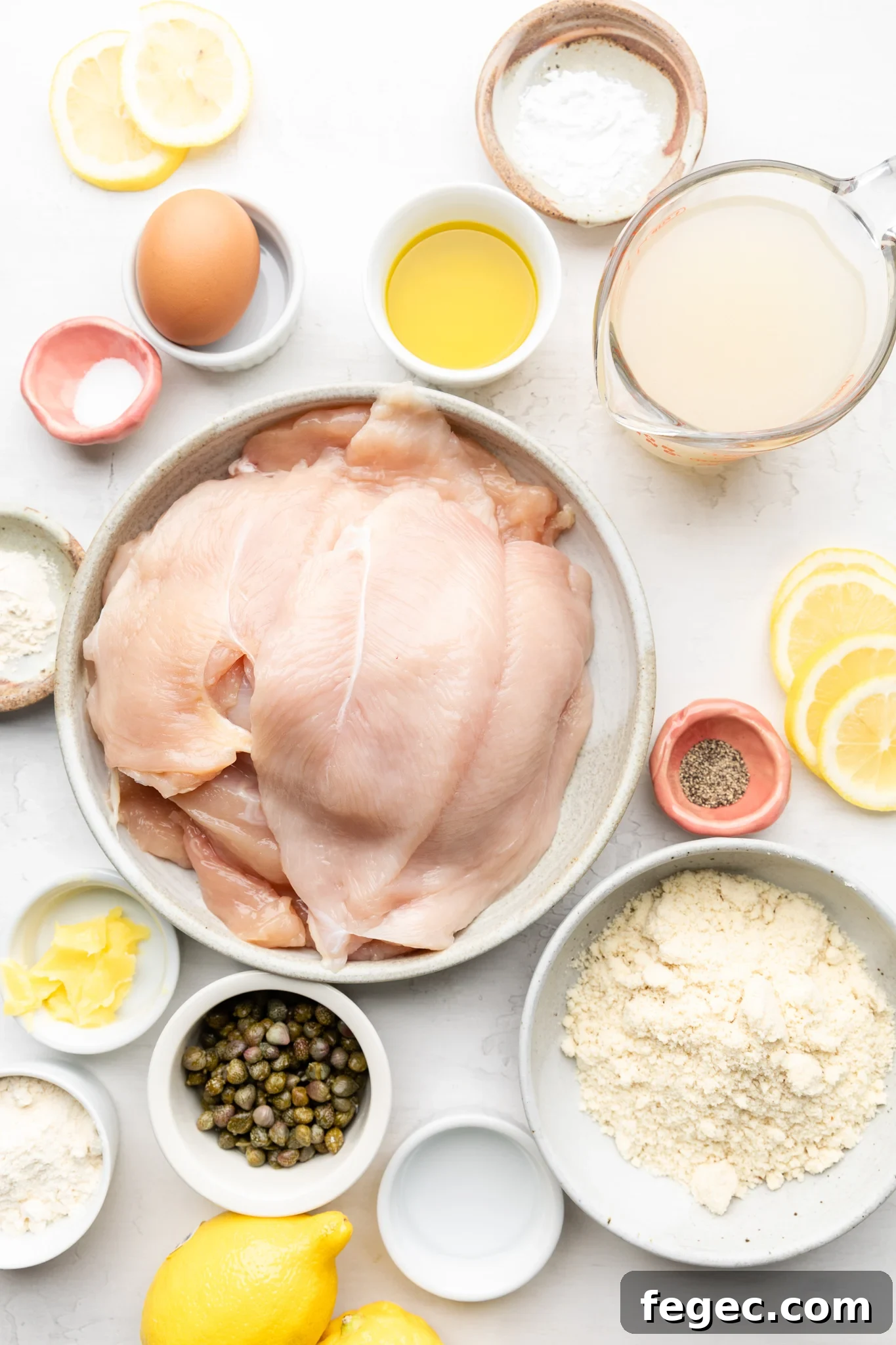Gluten-Free Chicken Piccata with Lemon Caper Sauce 3 ingredients for whole30 chicken piccata