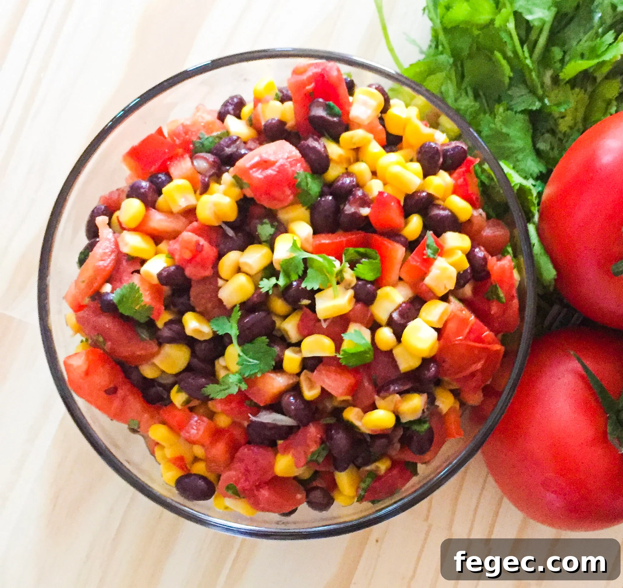 Black bean and corn salad
