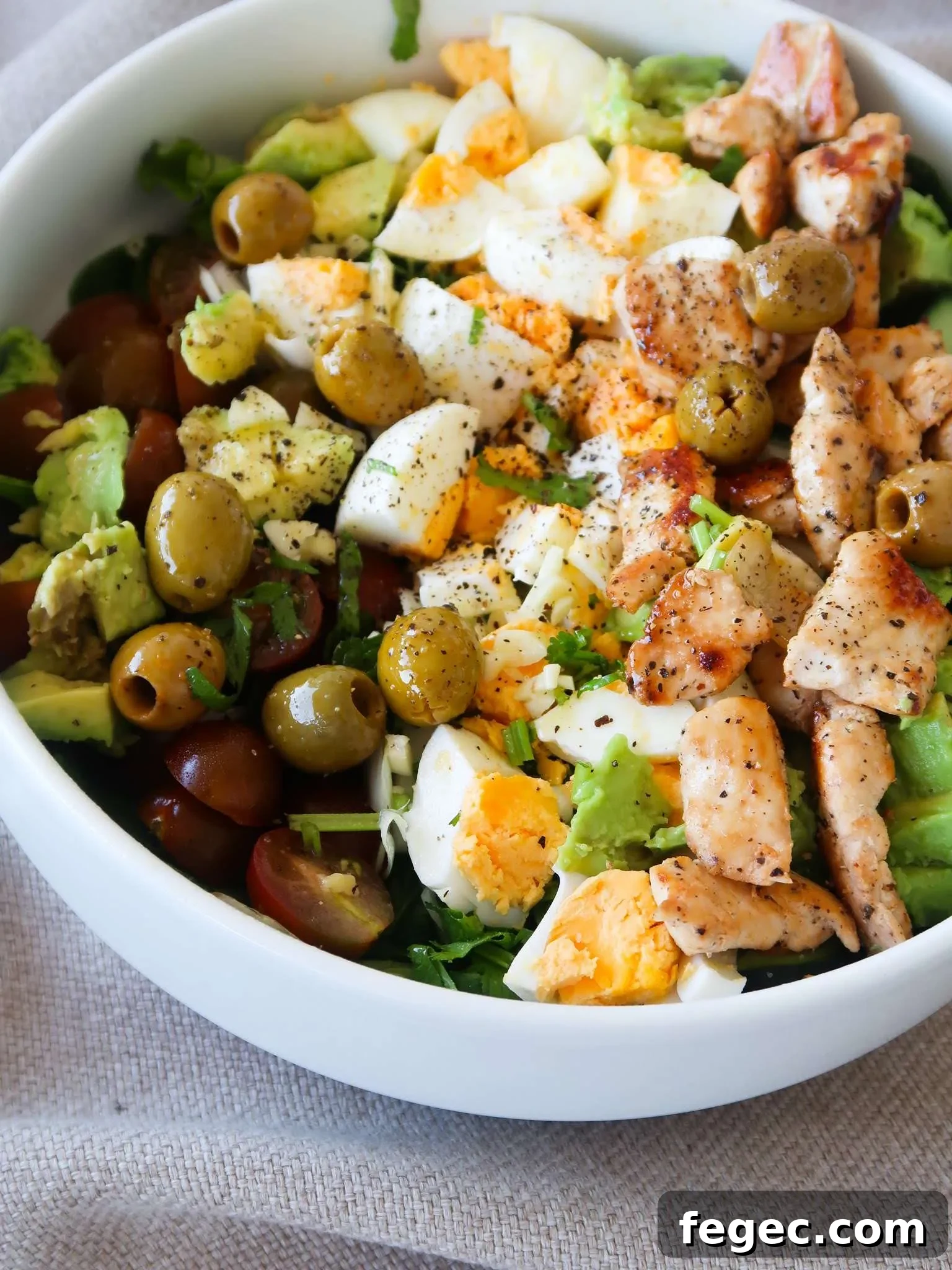 super healthy cobb salad