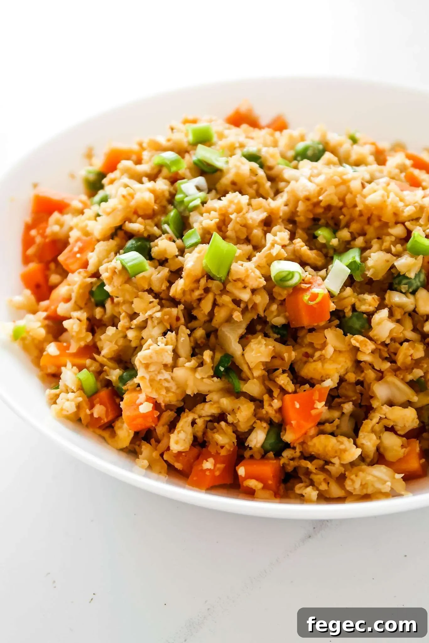 Easy low carb cauliflower fried rice