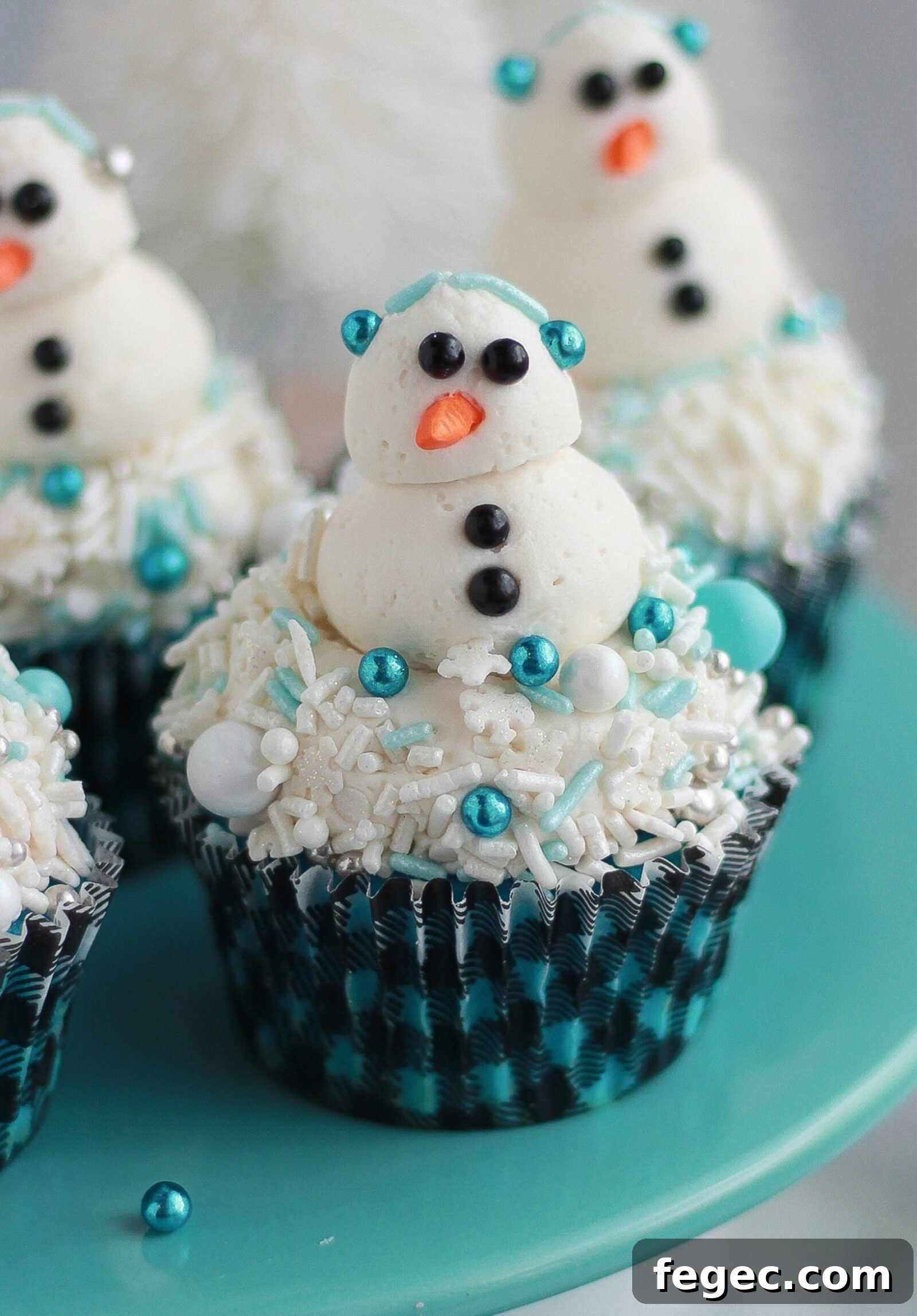 Blue vanilla cupcakes