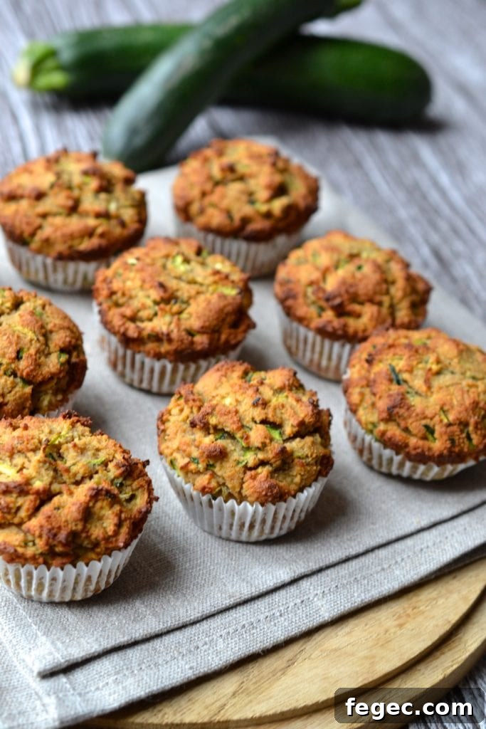 Peanut Butter & Zucchini Muffins | Every Last Bite Peanut Butter & Zucchini Muffins