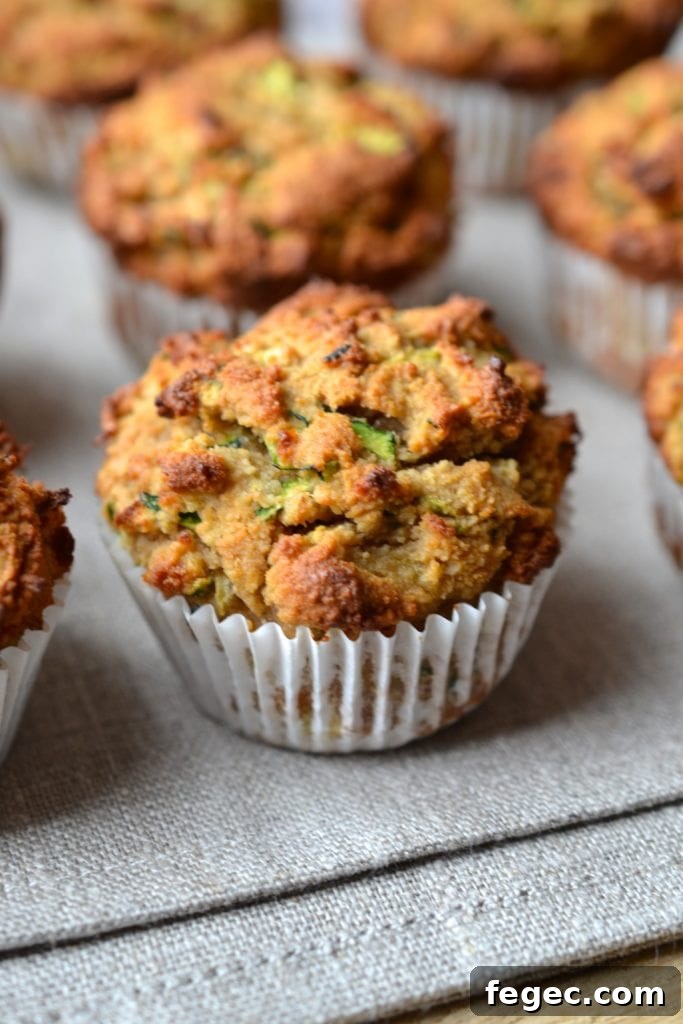 Peanut Butter & Zucchini Muffins | Every Last Bite Peanut Butter & Zucchini Muffins