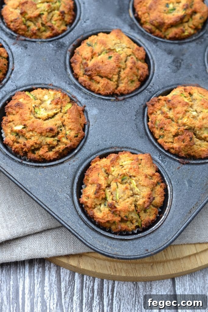 Peanut Butter & Zucchini Muffins | Every Last Bite Peanut Butter & Zucchini Muffins