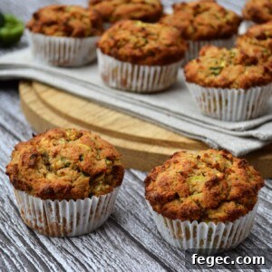 Peanut Butter & Zucchini Muffins
