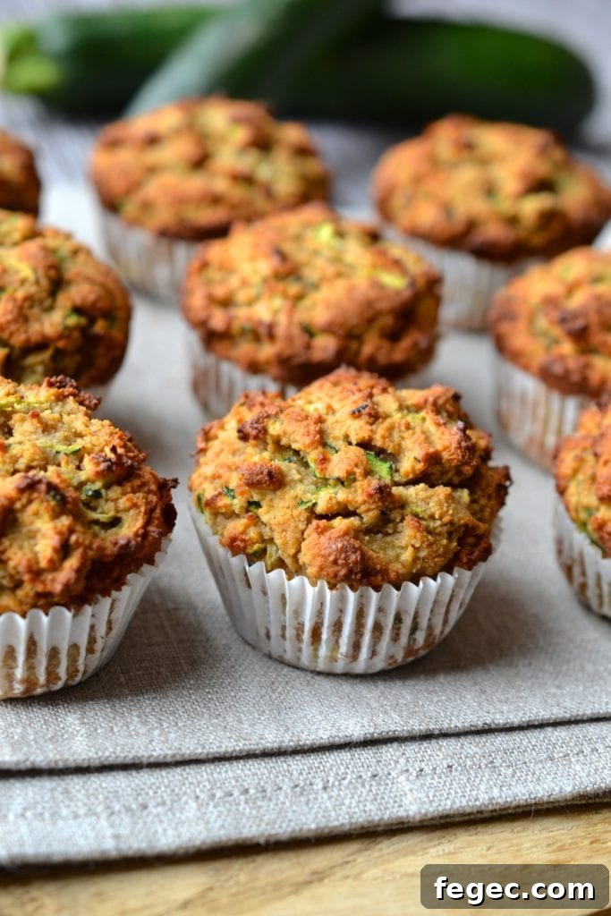 Peanut Butter & Zucchini Muffins | Every Last Bite Peanut Butter & Zucchini Muffins