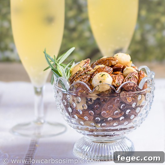1-Minute 5-Ingredient Lemon Rosemary Keto Snack | Low-Carb, So Simple