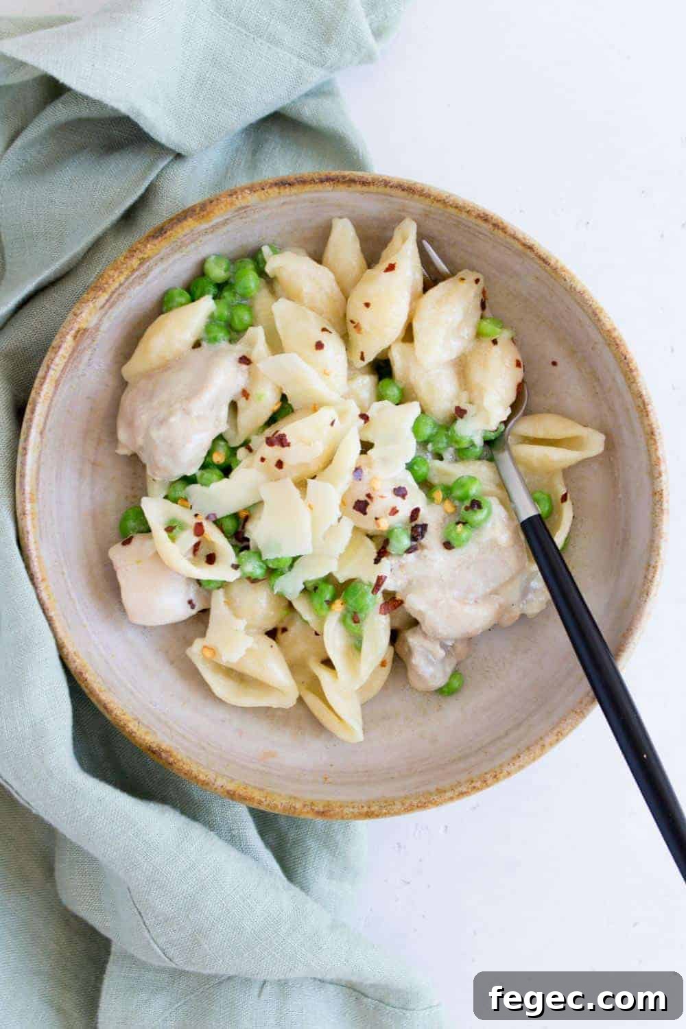 Garlic Parmesan Pasta with Chicken