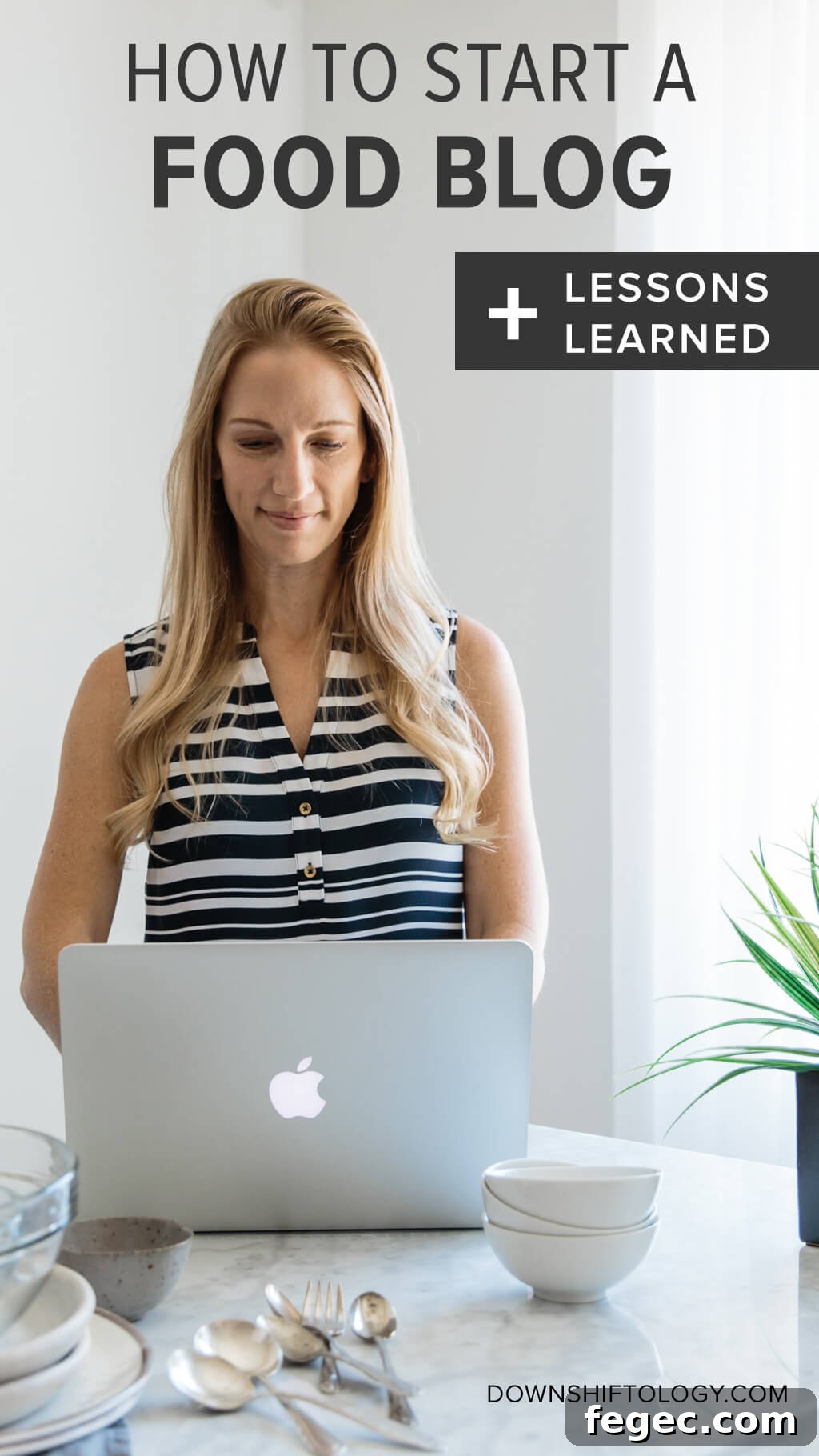 How to start a food blog + lessons learned (this is key!). I walk you through 5 simple steps, so you'll be up and running in no time! 