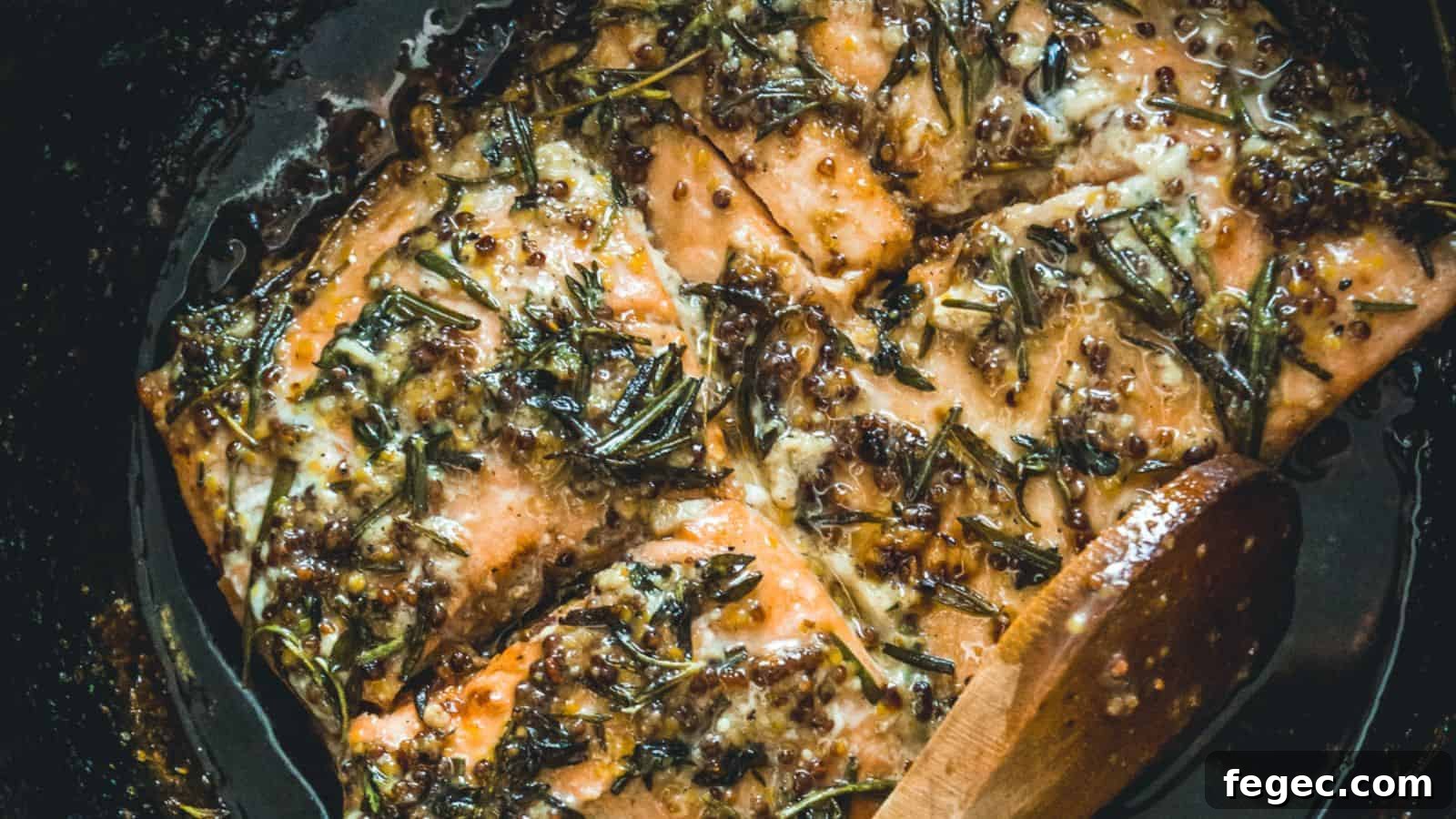 15 Flavor-Packed Skillet Recipes for Quick Cleanup 16 Overhead view of sockeye salmon in cast iron pan.