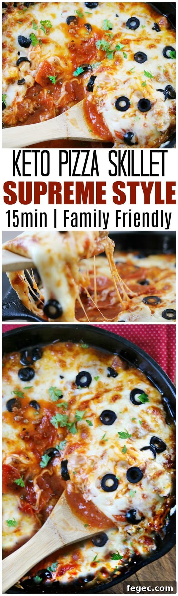 Keto Supreme Pizza Skillet Recipe — Low-Carb One-Pan Pizza 14 keto pizza skillet