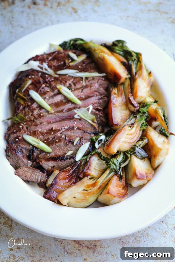 Asian-Marinated Grilled Flank Steak Recipe 8 Asian marinated grill flank steak