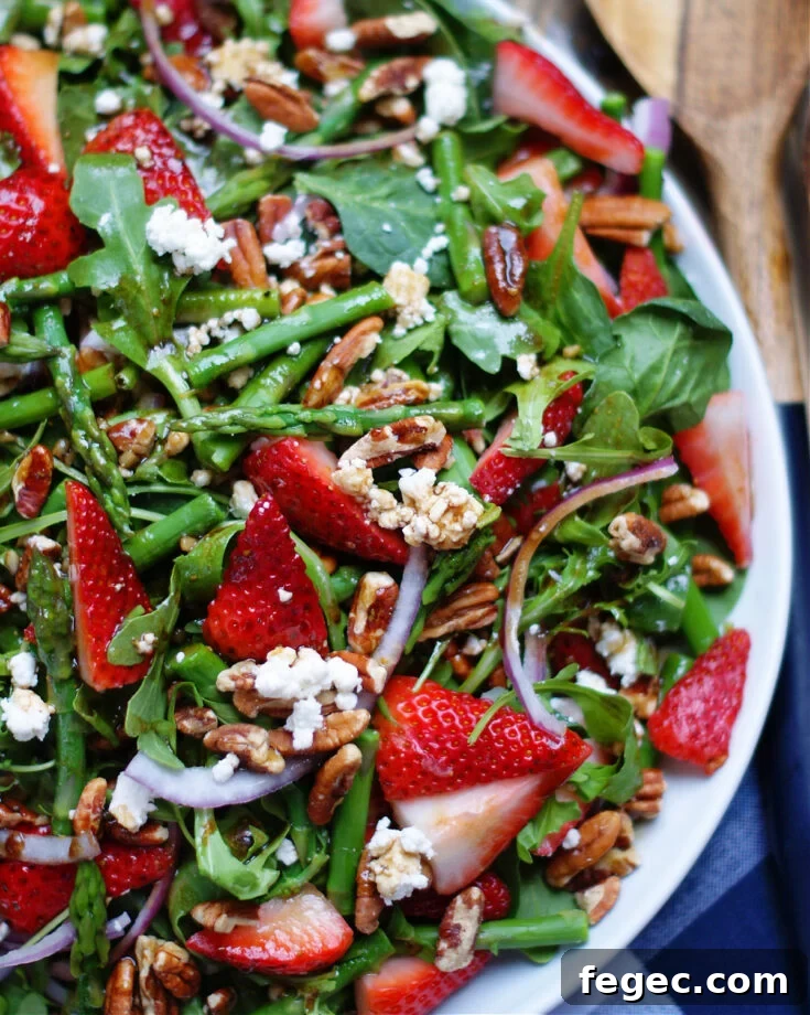 strawberry asparagus salad recipe