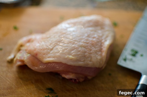 Chicken thighs for soy balsamic chicken recipe.