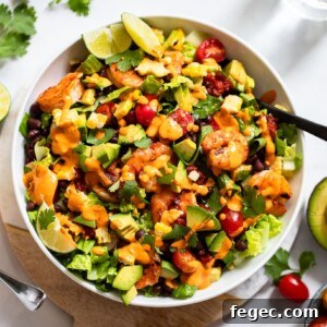 healthy chipotle shrimp salad recipe