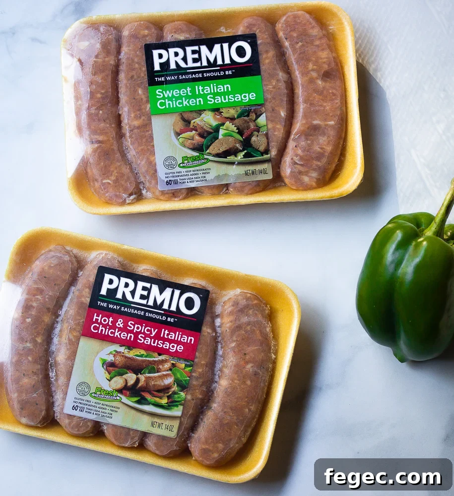 Million-Dollar Italian Sausage and Peppers Bake 4 sausage and peppers