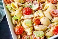 Creamy Chicken and Bacon Ranch Pasta Salad Recipe