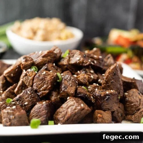 Chicken teriyaki beef on a plate.