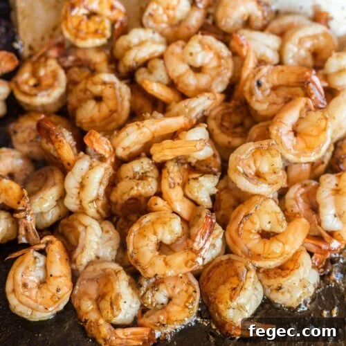 Hibachi Shrimp on a flat top grill