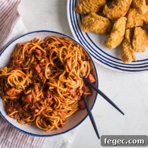 fish and spaghetti