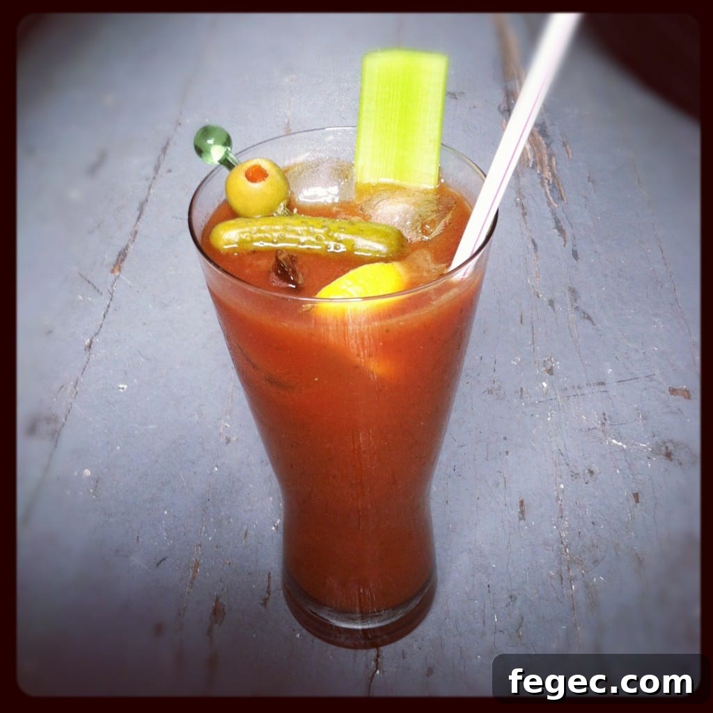 Roasted Poblano Bloody Mary