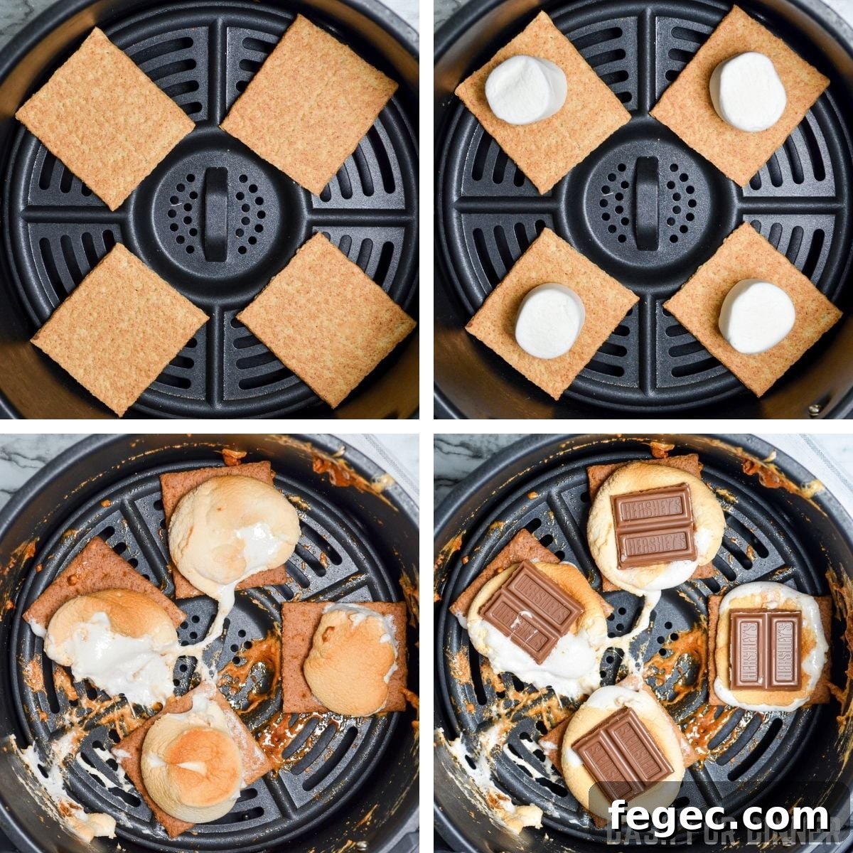 how to make air fryer smores