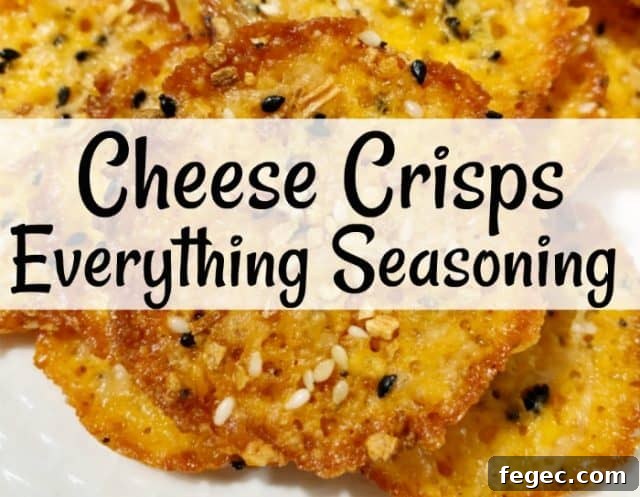 everything seasoning cheese crisps
