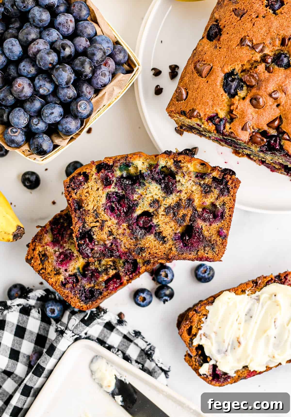 Blueberry Banana Bread