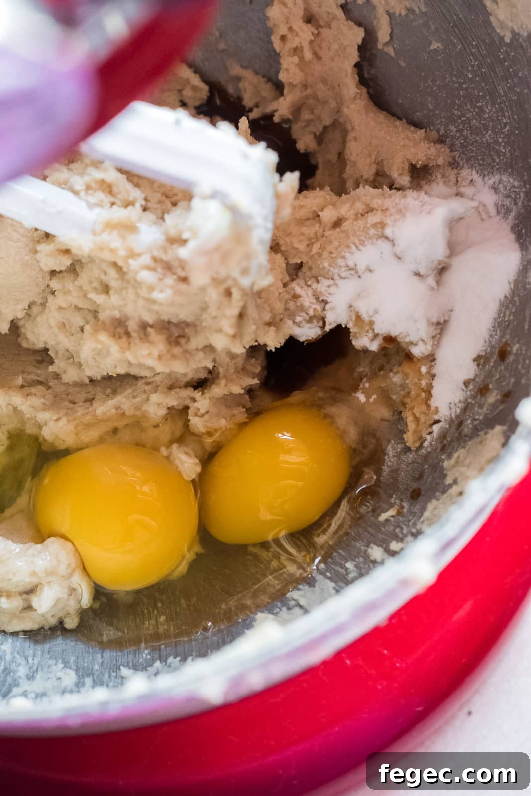 ingredients for homemade s'mores in a mixer